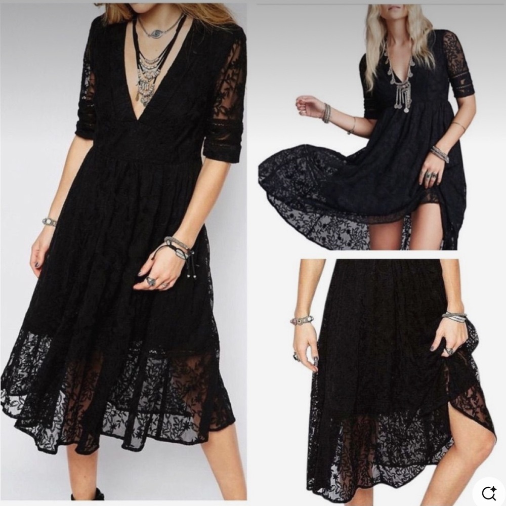 Free People Mountain Laurel Lace Dress